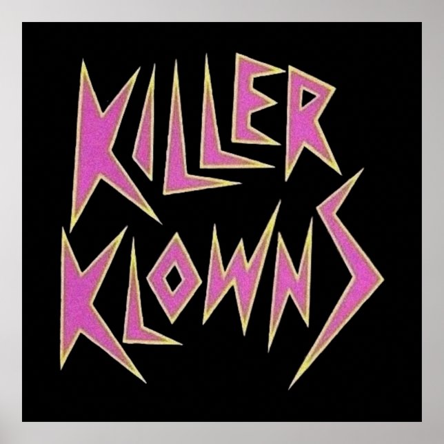 Póster KILLER KLOWNS from outer space logo (Frente)