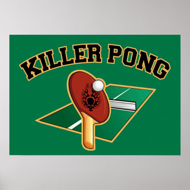 Póster Killer Pong poster (Frente)