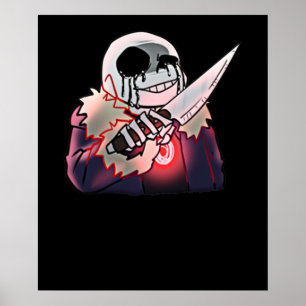 Póster Killer Sans Undertale
