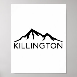 Póster Killington Vermont Esquí Remonte
