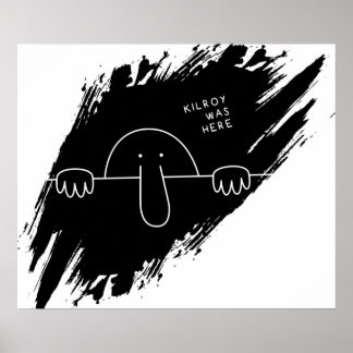 Póster Kilroy estaba aquí