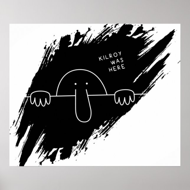 Póster Kilroy estaba aquí (Frente)