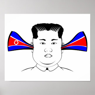 Póster Kim Jong Un