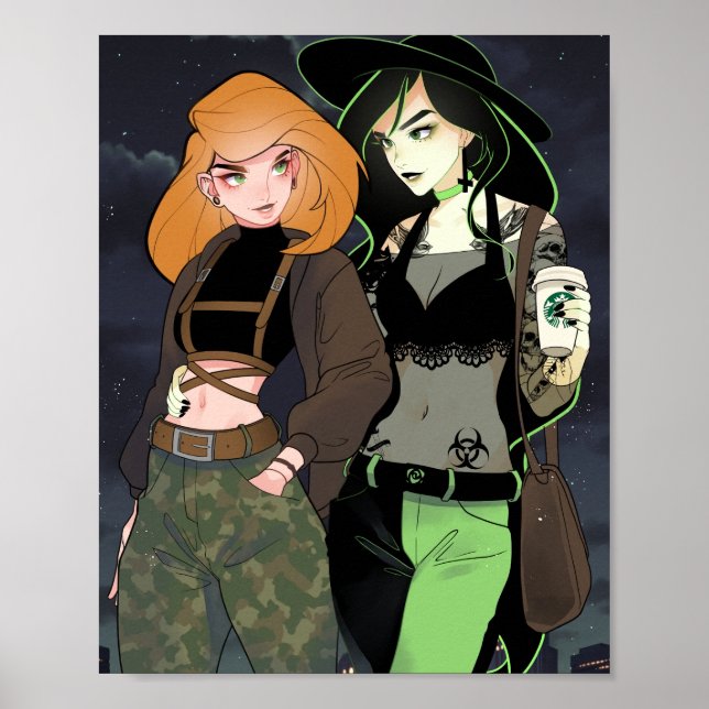 Póster Kim y Shego (Frente)