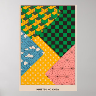 Póster Kimetsu no Yaiba Demon Slayer