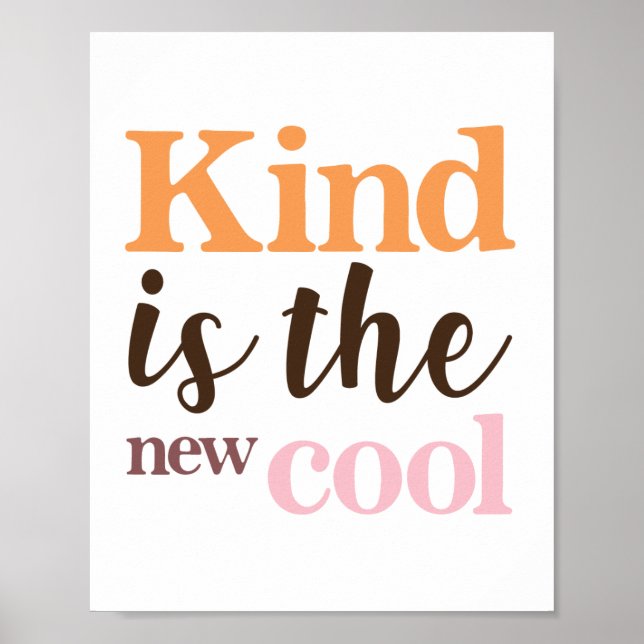 Póster Kind is the New Cool  (Frente)