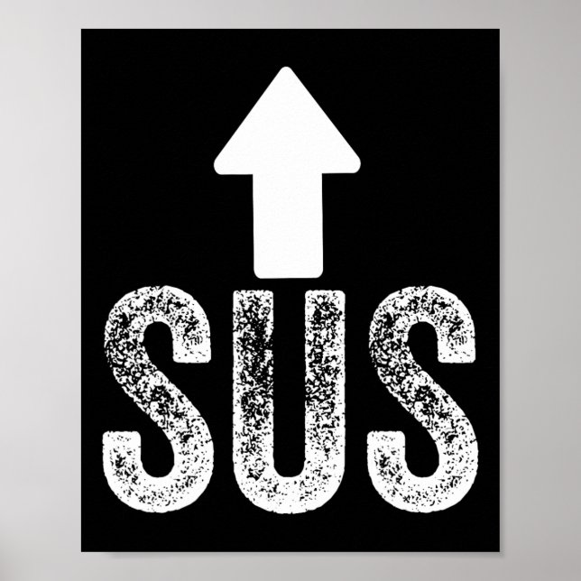 Póster Kinda Sus Game Idk Bro Bruh Meme Funny Video Gamer (Frente)