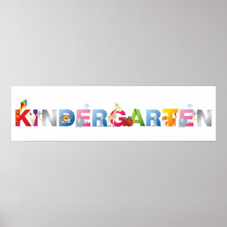 Póster kindergarten