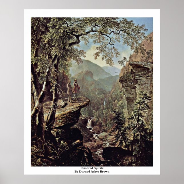 Póster Kindred Spirits By Durand Asher Brown (Frente)