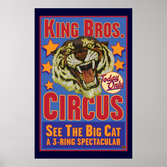 Póster King Bros. Circo (Frente)