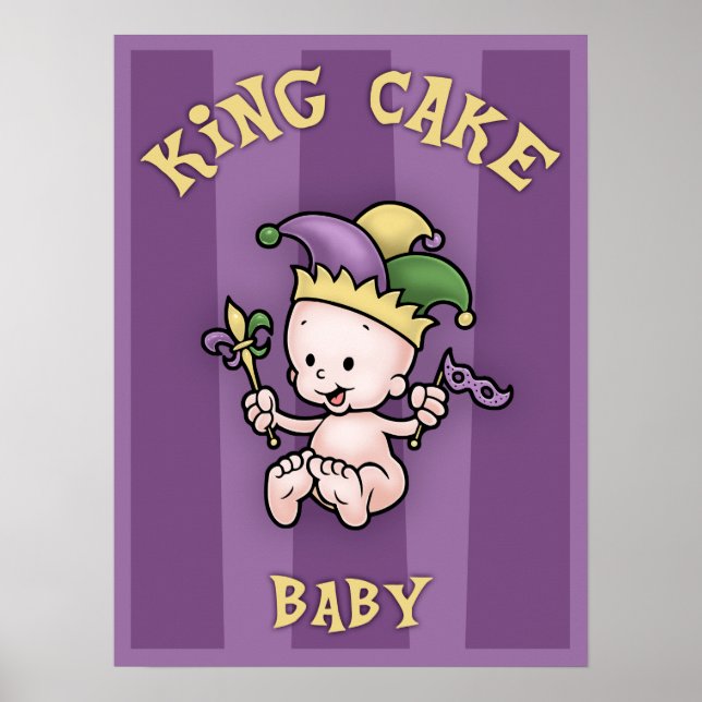 Póster King Cake Baby (Frente)