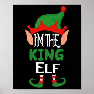 Póster King Elf Costume Gracioso Grupo Familiar Correspon