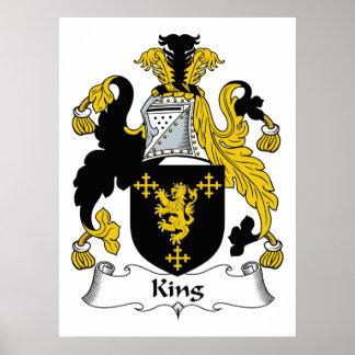 Póster King Family Crest