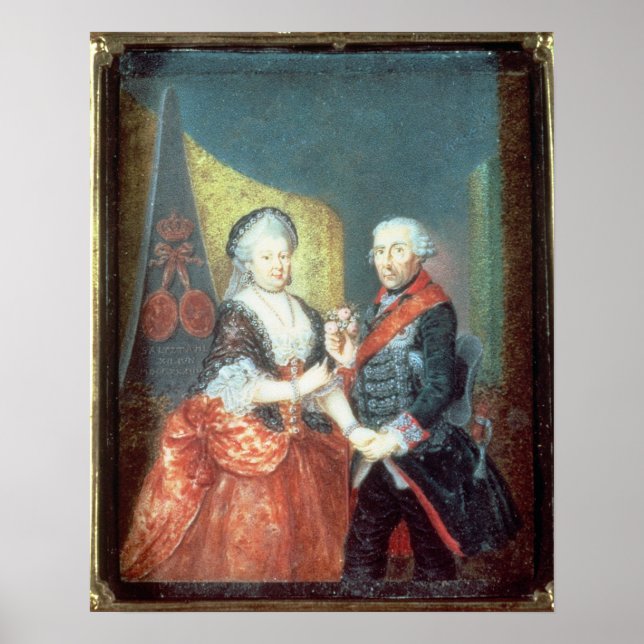 Póster King Frederick II and his wife (Frente)