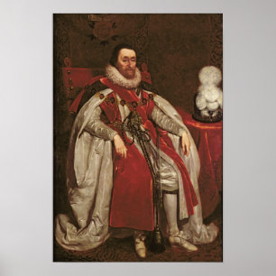 Póster King James I of England and VI of Scotland, 1621