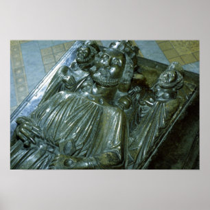 Póster King John's Tomb with two miniature figures