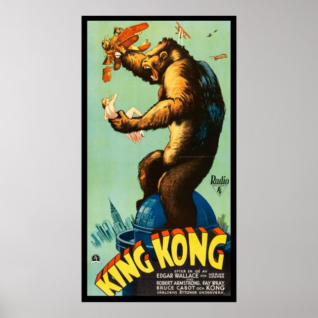 Póster King Kong Horror Monster Movie Poster  (Frente)
