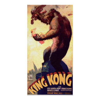 Póster King Kong Monster Retro Vintage Movie 