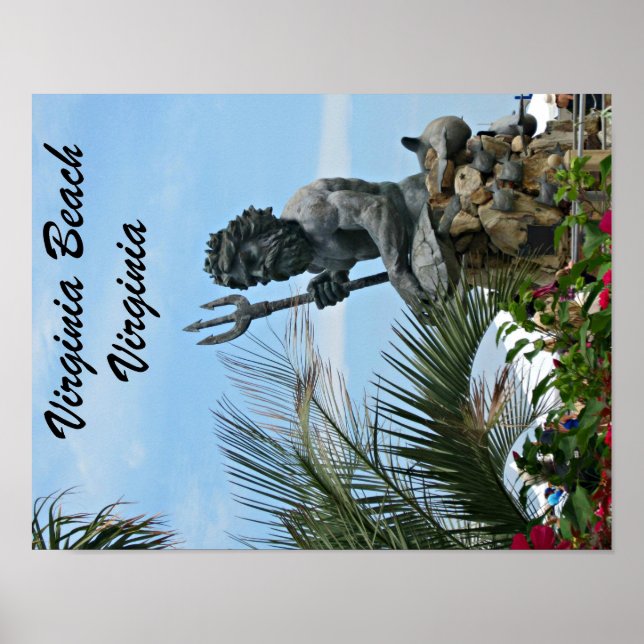 Póster King Neptune Park, Virginia Beach, VA (Frente)