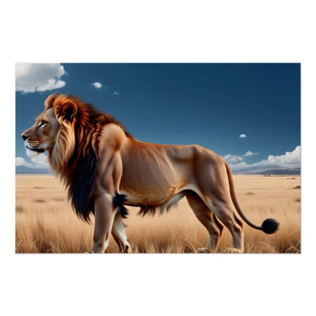 Póster King of the Savannah (Anverso)