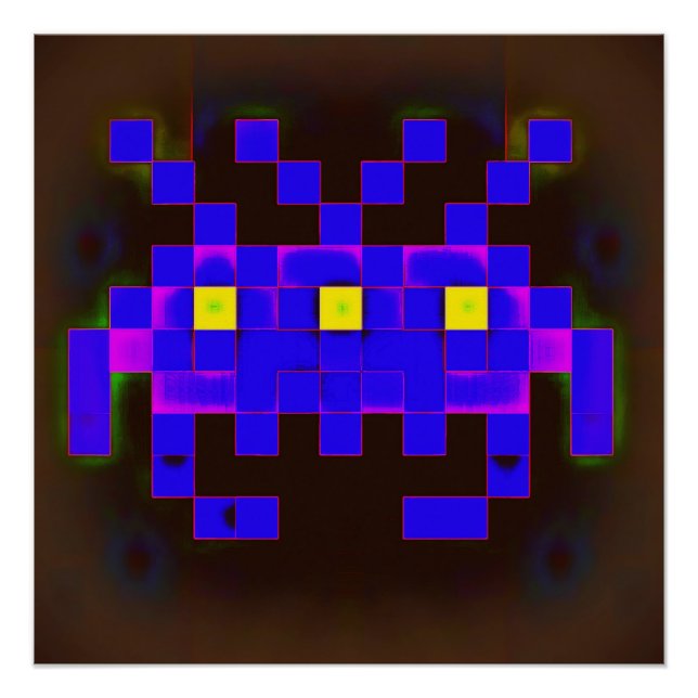 Póster King of the Space Invasion (Version B) (Anverso)