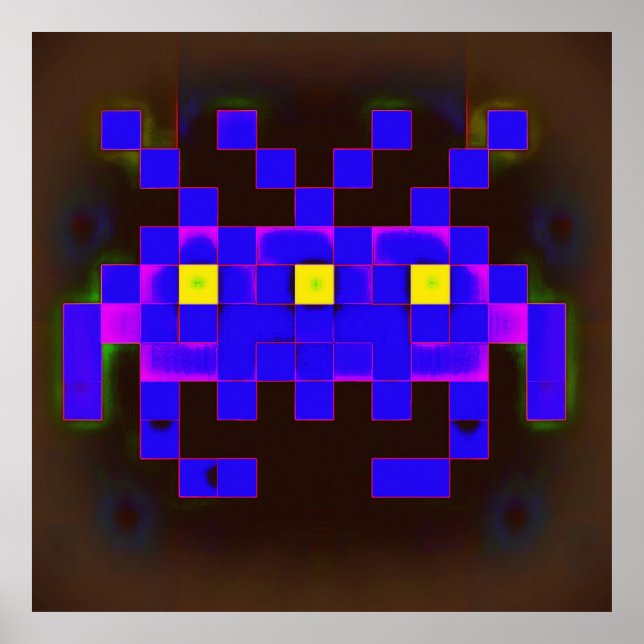 Póster King of the Space Invasion (Version B) (Frente)