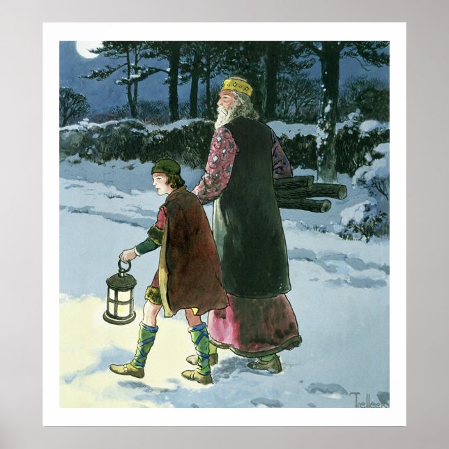 Póster King Wenceslas (c.907-c.929) de 'Peeps into the th (Frente)