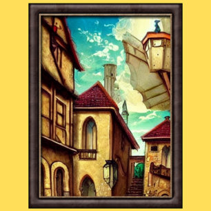 Póster Kingdom Fantasy Digital Art Poster #08