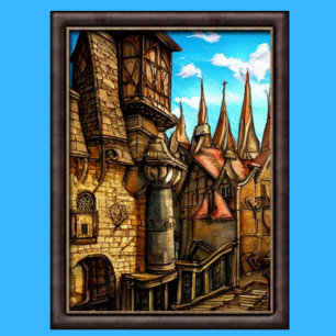 Póster Kingdom Fantasy Digital Art Poster #10