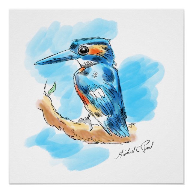 Póster Kingfisher (Anverso)