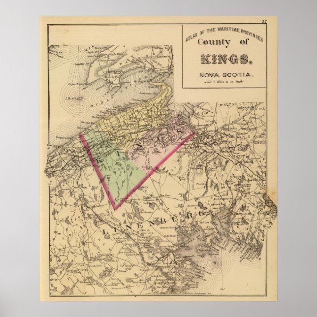 Póster Kings Co., NS (Frente)