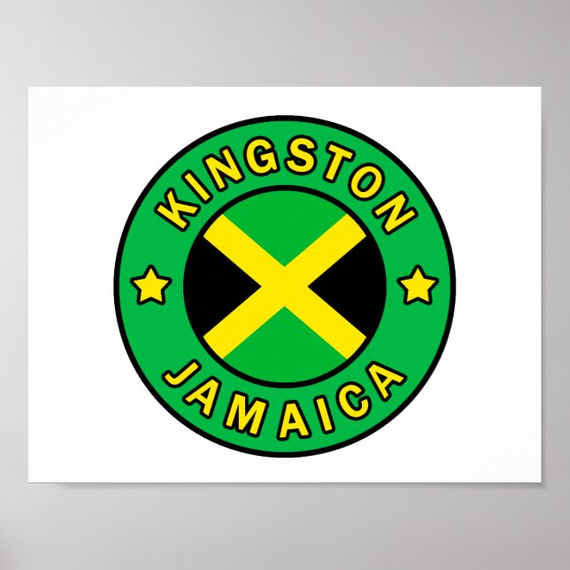 Póster Kingston Jamaica (Frente)