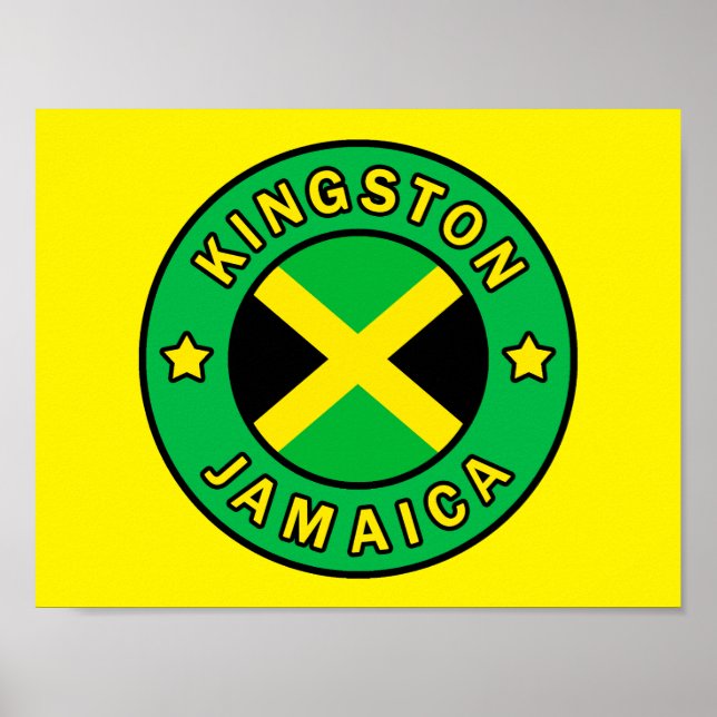 Póster Kingston Jamaica (Frente)