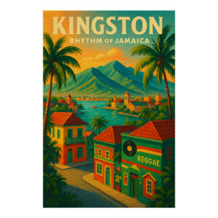 PÓSTER ‘KINGSTON — RITMO DE JAMAICA