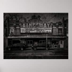 Póster Kingsway Theatre No 2 Versión de película antigua