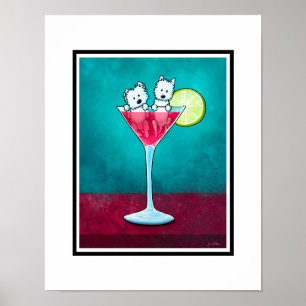 Póster KiniArt Cosmopawlitan Westies