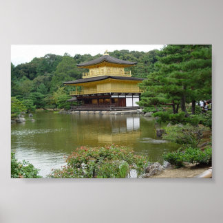 Póster Kinkakuji: Templo del Pabellón de Oro