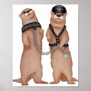 Póster Kinky Otters