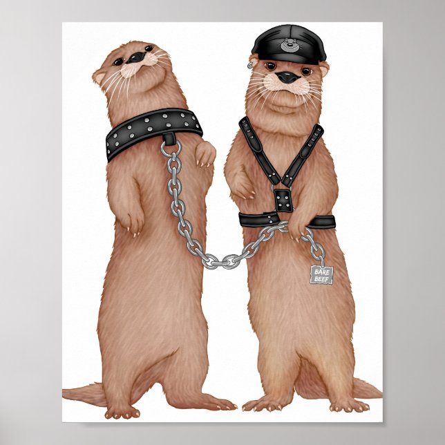 Póster Kinky Otters (Frente)