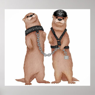 Póster Kinky Otters