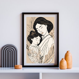 Póster Kintsugi Madre – Belleza en la Imperfección y el A