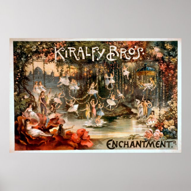 Póster Kiralfy Brothers Enchantment Theatrical Poster (Frente)