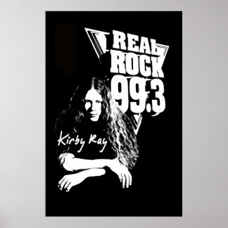 Póster Kirby Ray Poster - Rock Real 99.3