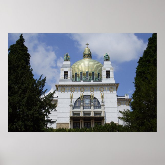 Póster Kirche am Steinhof (Frente)