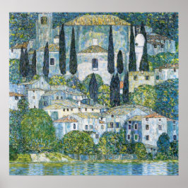 Póster Kirche de Klimt en Cassone