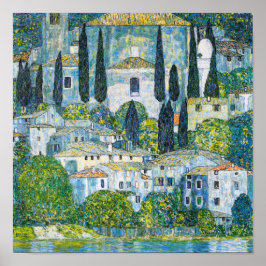 Póster Kirche en Cassone por Gustav Klimt