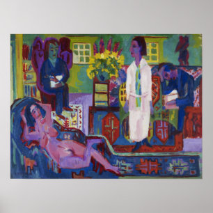 Póster Kirchner - Bohemia moderna