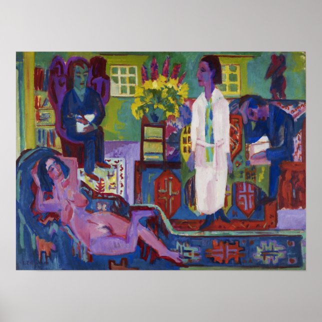 Póster Kirchner - Bohemia moderna (Frente)