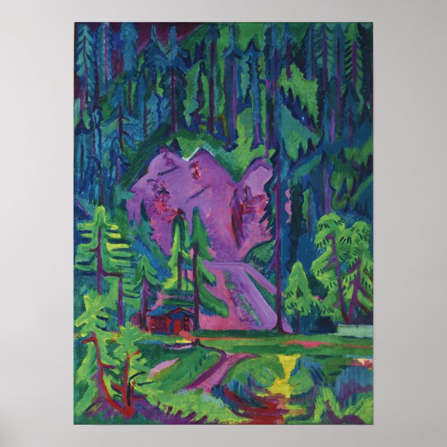 Póster Kirchner - Cantera Cerca De Wild Boden 1923 (Frente)