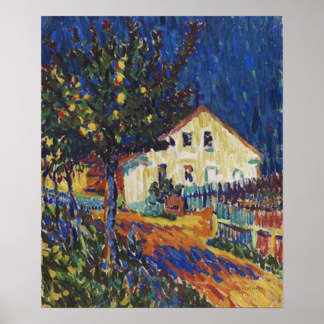 Póster Kirchner - Con el árbol de Apple 1907 (Frente)